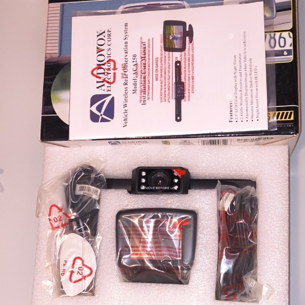 Wireless Vehicle Rear Observation System - Black (Back Up Camera) - Picture 3 of 4